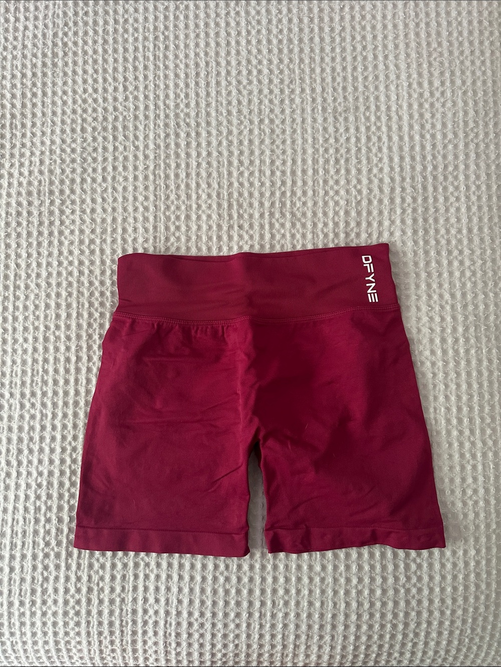DFYNE Women's Burgundy Bike Shorts